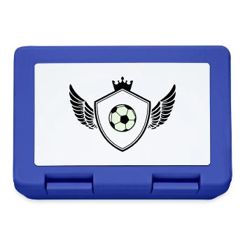 Football crest - Lunchbox - royal blue - Front