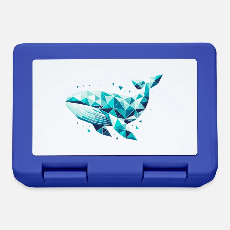 Wal // whale - Brotdose - Royalblau