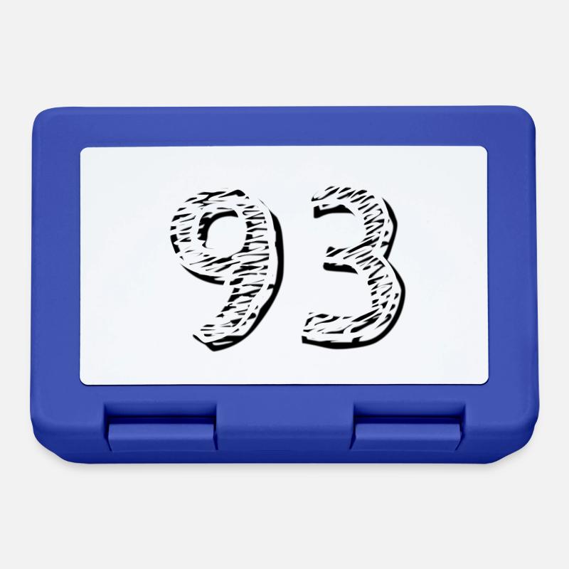 Numéro 93 MT INC PENCIL - Boîte à goûter - bleu royal