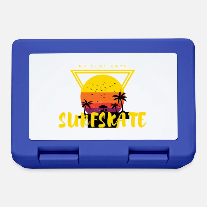 Surfskate Sunset - Lunchbox - royal blue