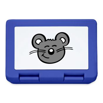 Mouse Mouse Cute Little Rat Rodent Friendly - Lunchbox - royal blue - Front