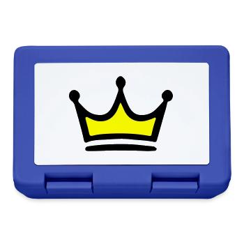 Symbole de la couronne - Boîte à goûter - bleu royal - Devant