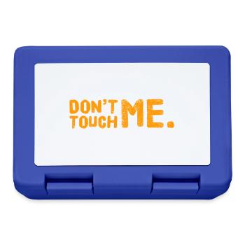 DON´T TOUCH ME. Cool & New T-Shirt. MAXIMUM DESIGN - Brotdose - Royalblau - Vorne