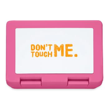 DON´T TOUCH ME. Cool & New T-Shirt. MAXIMUM DESIGN - Brotdose - Pink - Vorne