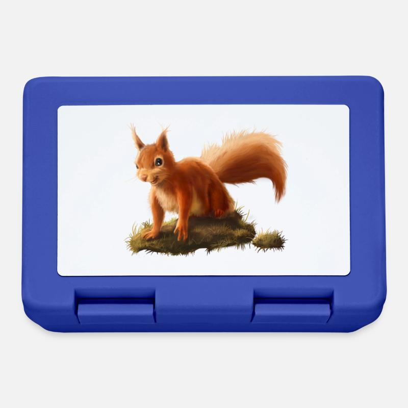 Little Squirrel - Lunchbox - royal blue