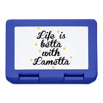 Lametta - Brotdose - Royalblau - Vorne