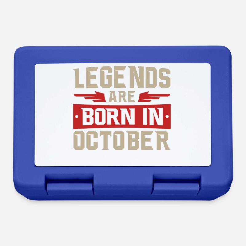 LEGENDS ARE BORN IN OCTOBER - Lunchbox - royal blue