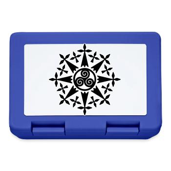 Bretagne Hermines - Boîte à goûter - bleu royal - Devant