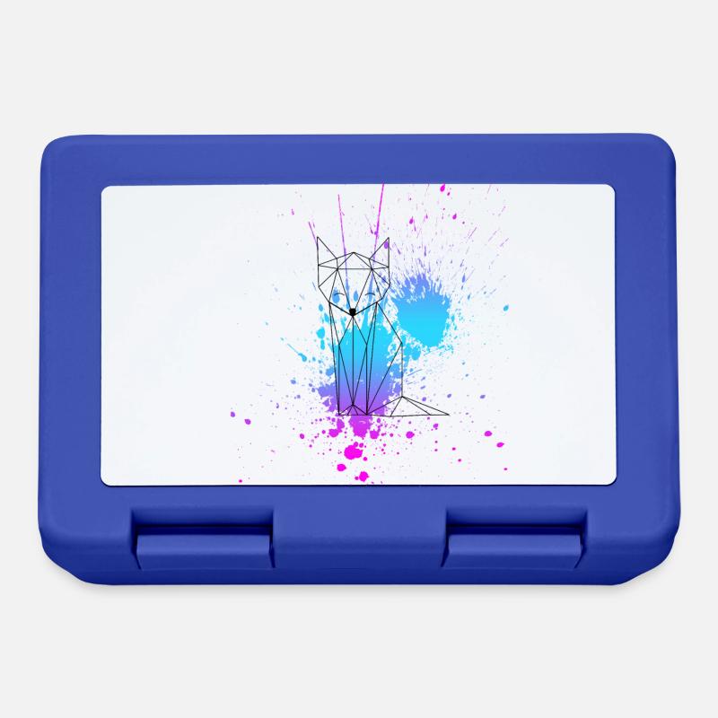 fox - Lunchbox - royal blue