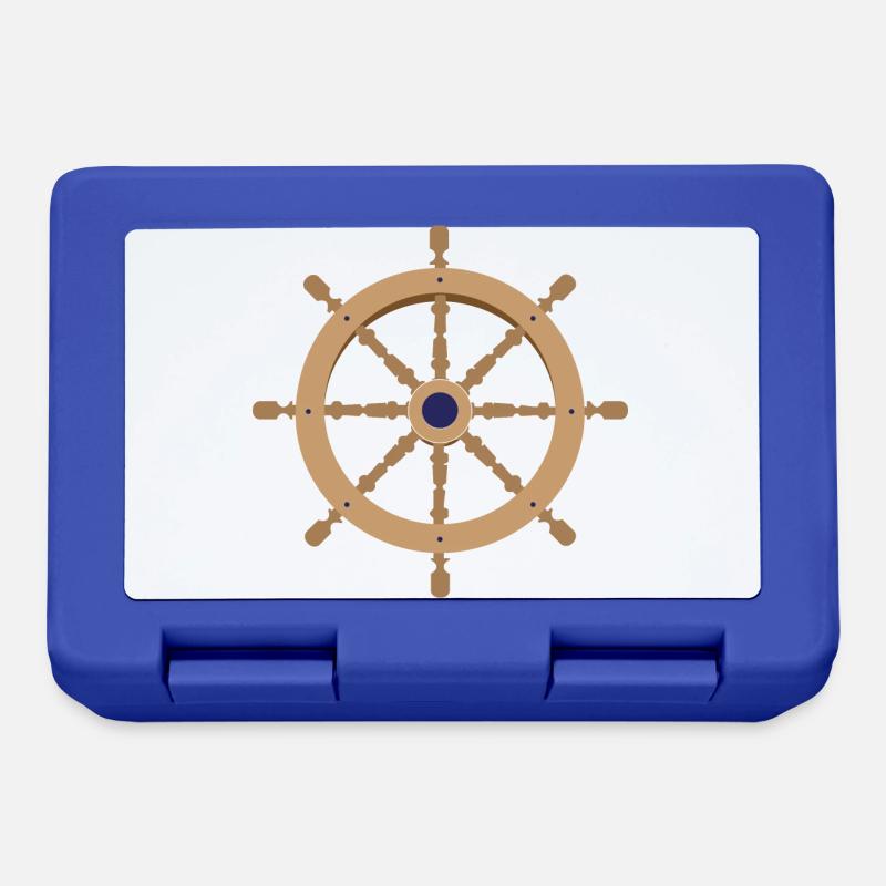 helm boat - Lunchbox - royal blue