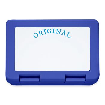 Original 100% Roland, Geschenk, Namen - Brotdose - Royalblau - Vorne