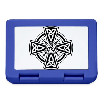 Croix Bretonne - Boîte à goûter - bleu royal - Devant