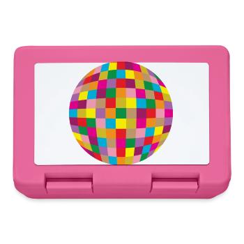 Disco ball - Lunchbox - pink - Front