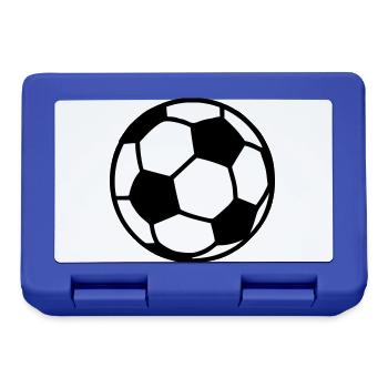 ballon de foot AVEC couleUR,formes,football - Boîte à goûter - bleu royal - Devant