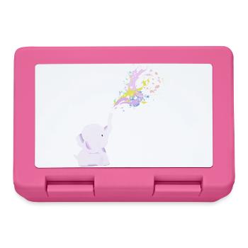 Baby Elephant - Lunchbox - pink - Front