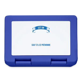 Jean-Louis idéal mythe cadeau noël - Boîte à goûter - bleu royal - Devant