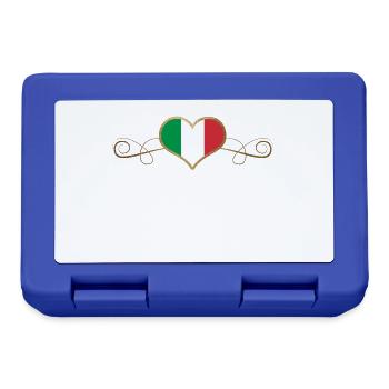 Gold Love Pays Racines Italie - Boîte à goûter - bleu royal - Devant