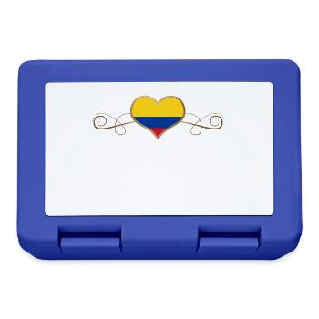 Gold Love Land Roots Colombia - Lunchbox - royal blue - Front