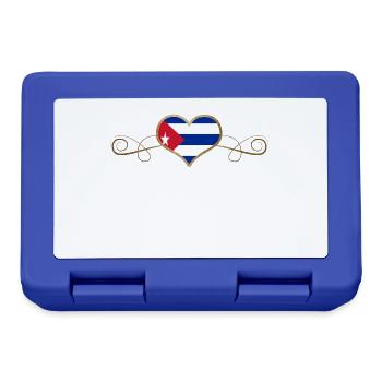 Gold Love Land Roots Cuba - Lunchbox - royal blue - Front
