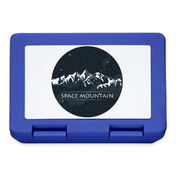 Space mountain hiking mountain gift - Lunchbox - royal blue - Front