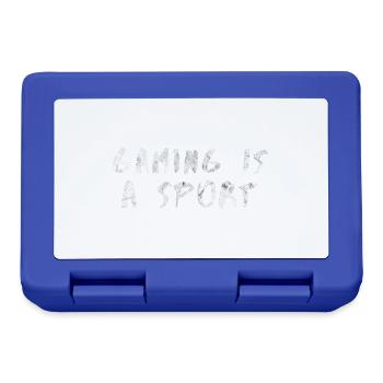 Gaming is sports gamer gift idea - Lunchbox - royal blue - Front