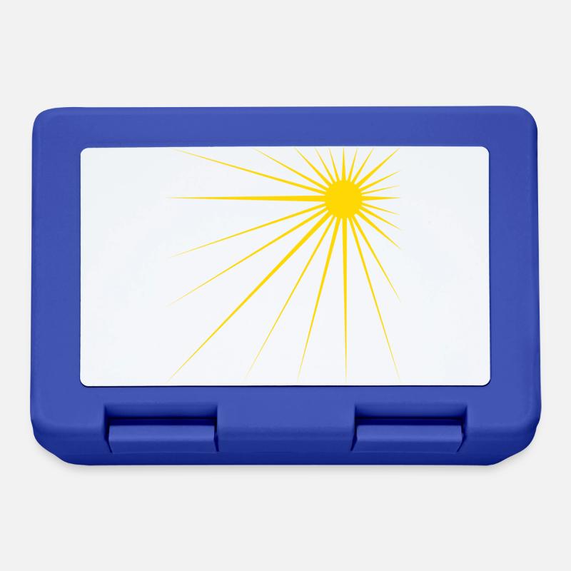 Sonne - Brotdose - Royalblau