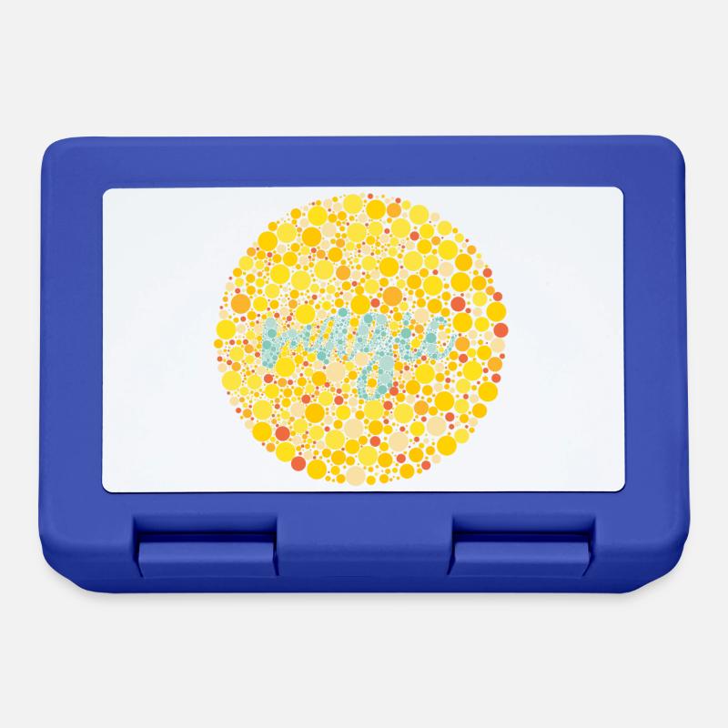 Test d'oeil magique - Boîte à goûter - bleu royal