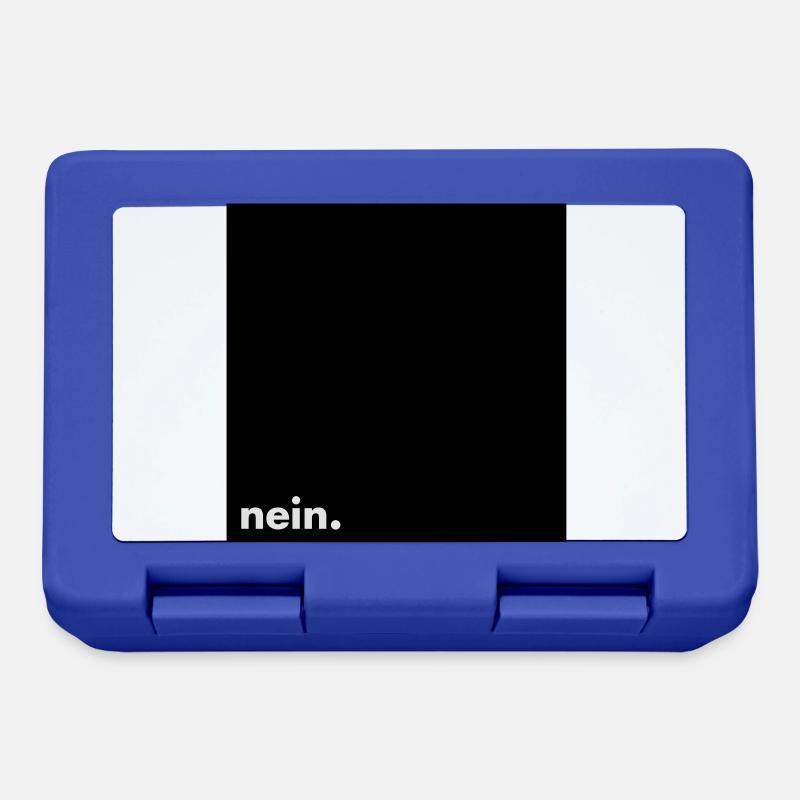 nein. - Brotdose - Royalblau