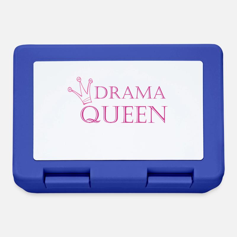 Drama Queen - Lunchbox - royal blue