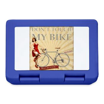 Dont touch my bike - Nobody touches my bike - Lunchbox - royal blue - Front