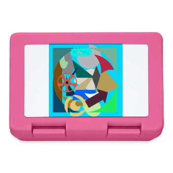 Graphic art 🎨 - Boîte à goûter - rose - Devant