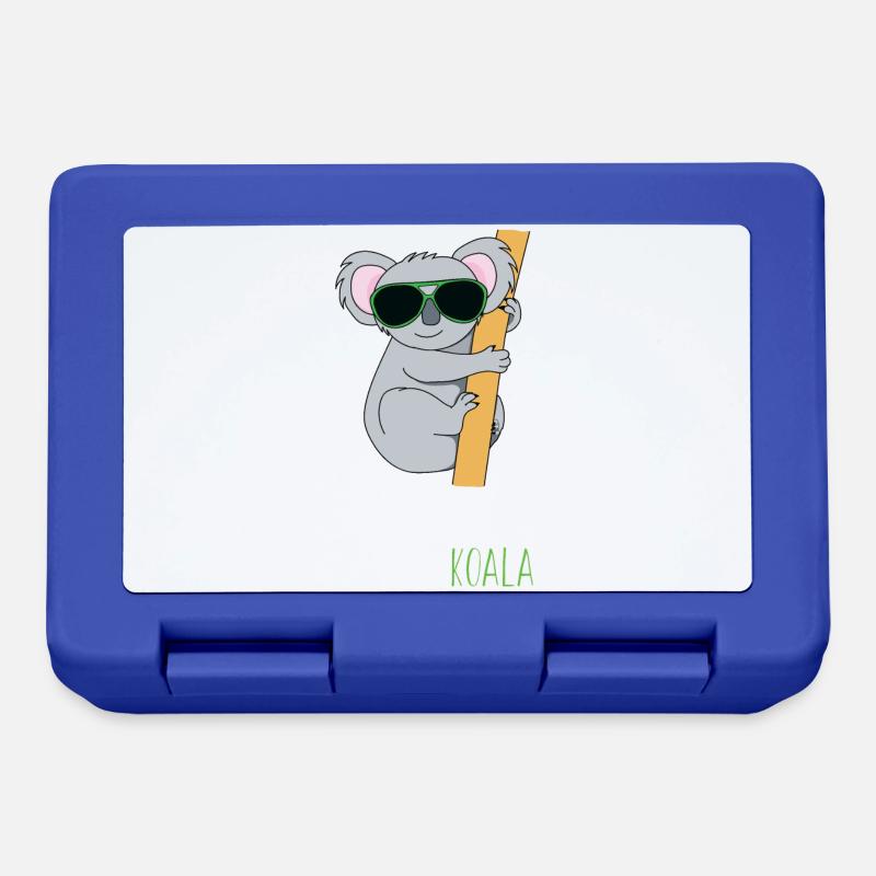 Life is better with a Koala - Brotdose - Royalblau