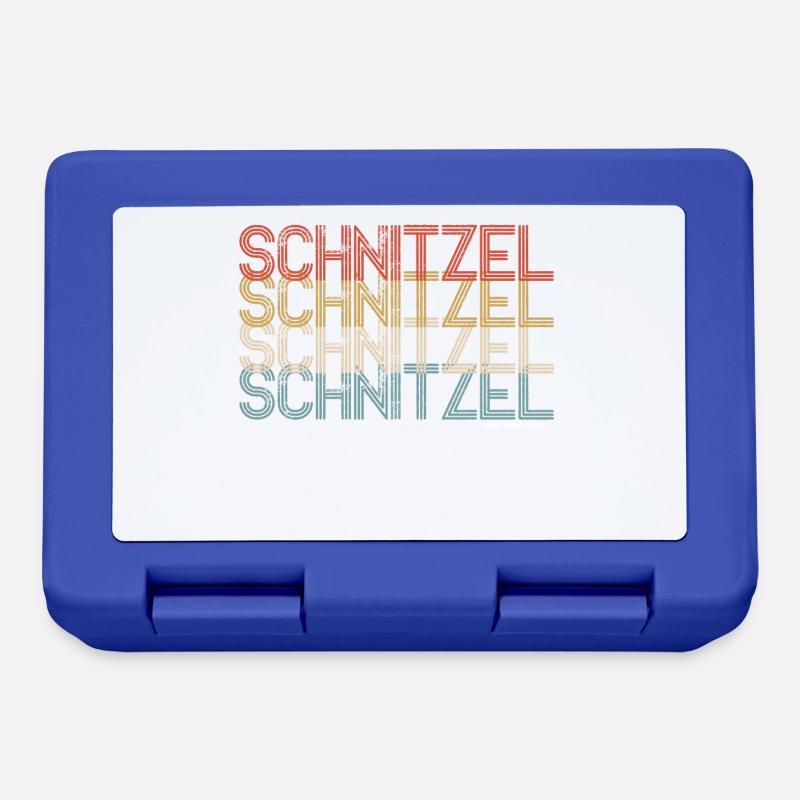 Schnitzel Geschenk - Brotdose - Royalblau
