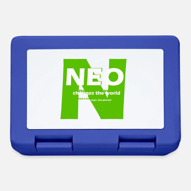 Neo changes the world - Lunchbox - royal blue