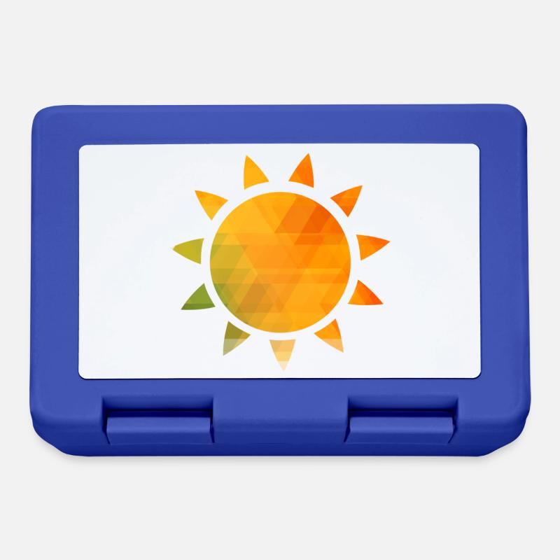 Sonne - Brotdose - Royalblau