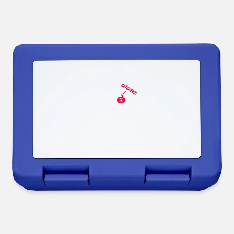 Find x Math Triangle - Lunchbox - royal blue