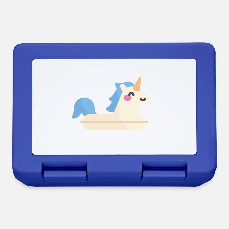 Licorne licorne - Boîte à goûter - bleu royal
