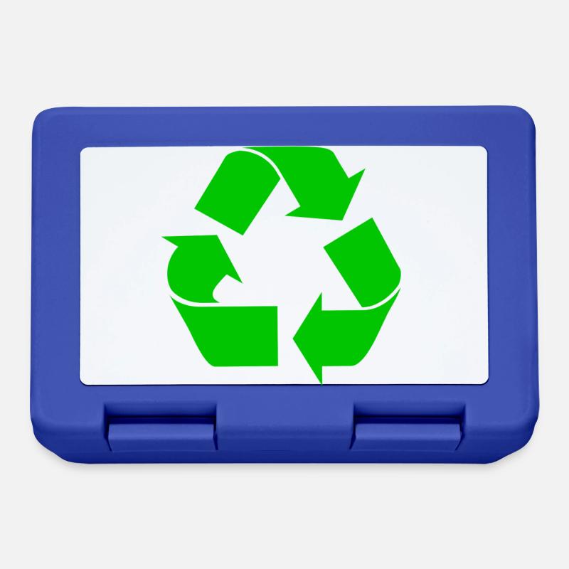 recycling - Lunchbox - royal blue