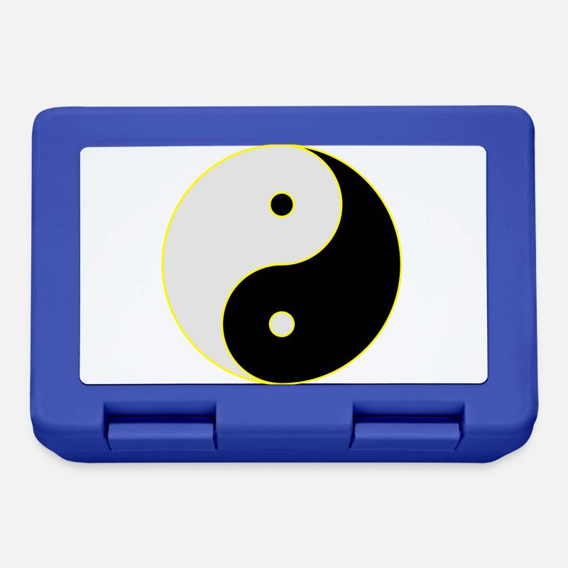 Yin Yang - Lunchbox - royal blue