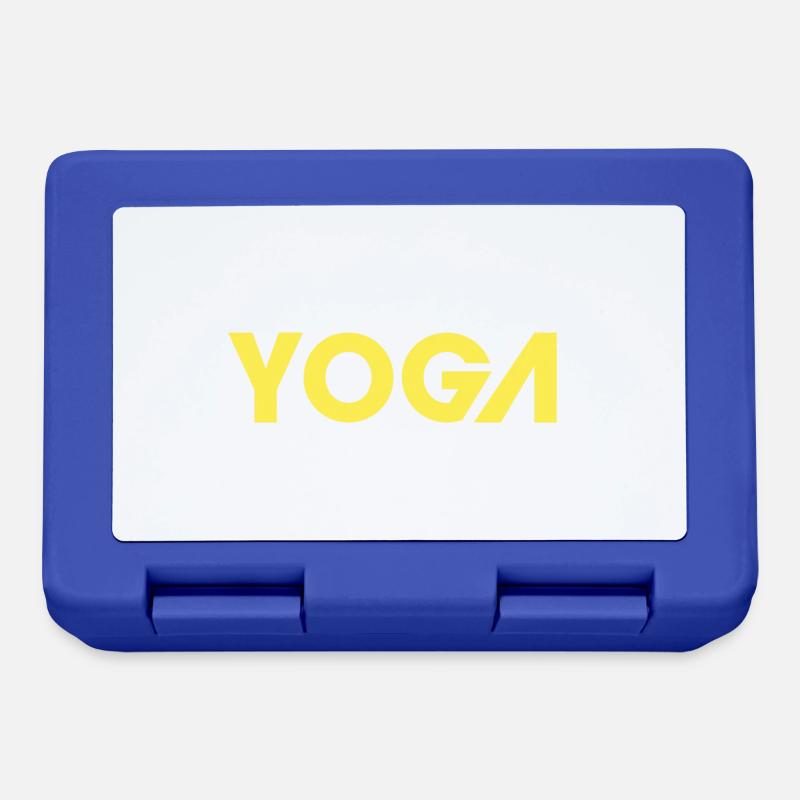yoga - Boîte à goûter - bleu royal