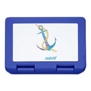 Föhrankert Föhr Foehr Anchor North Sea North Sea island - Lunchbox - royal blue - Front