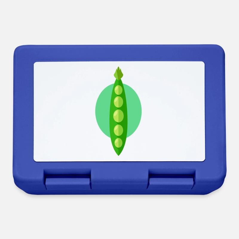 Bean pea peas beanstalk - Lunchbox - royal blue