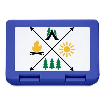 Camping - Lunchbox - royal blue - Front