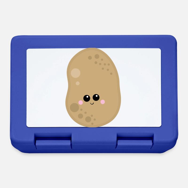 pomme de terre - Boîte à goûter - bleu royal
