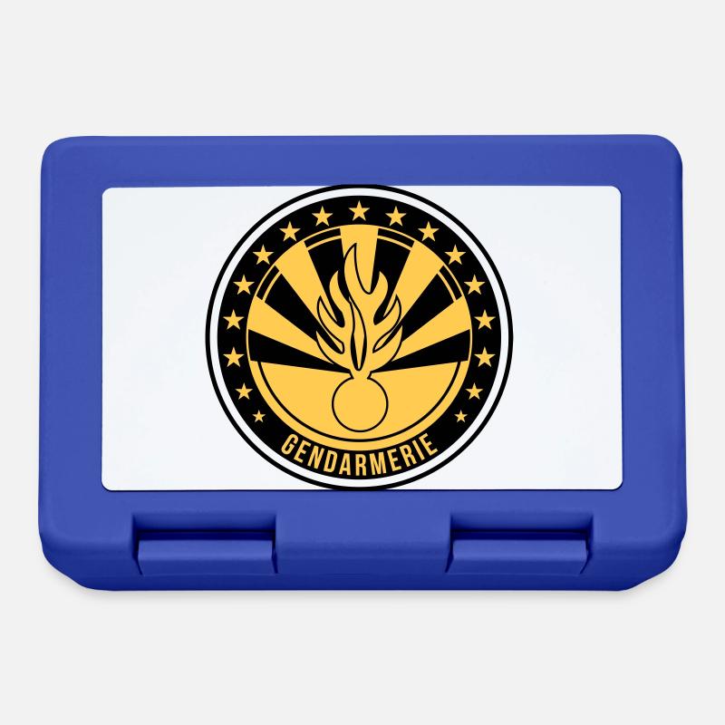 Gendarme / Gendarmerie - Boîte à goûter - bleu royal