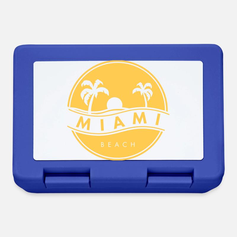 Miami Beach - Brotdose - Royalblau