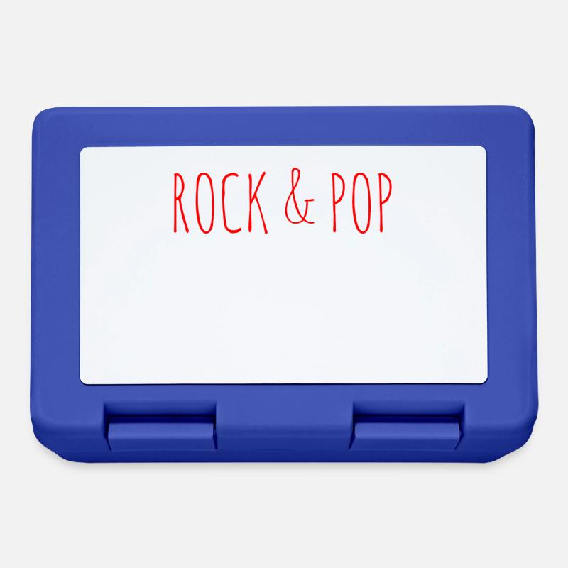 Rock & Pop - Boîte à goûter - bleu royal