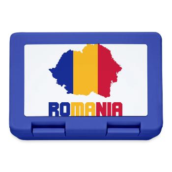 Rumänien - Brotdose - Royalblau - Vorne