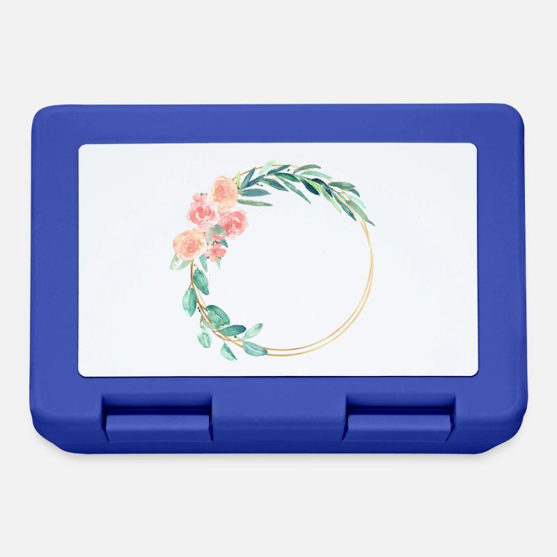 spring_wreath - Brotdose - Royalblau