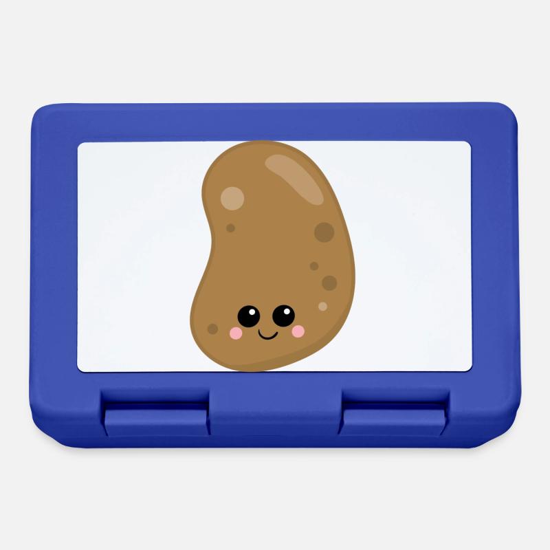 pomme de terre - Boîte à goûter - bleu royal